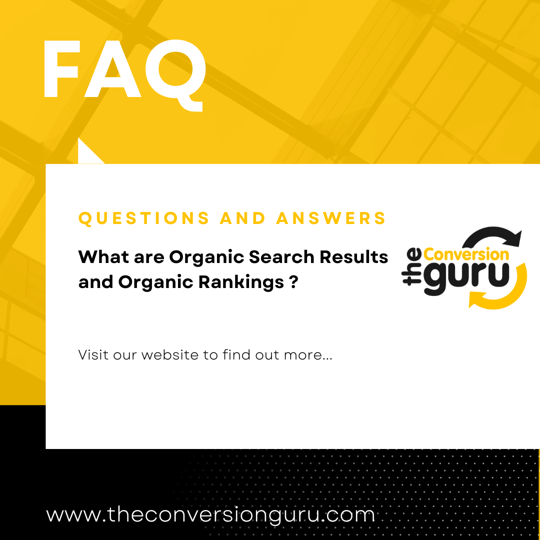 What are Organic Search Results and Organic Rankings (1)