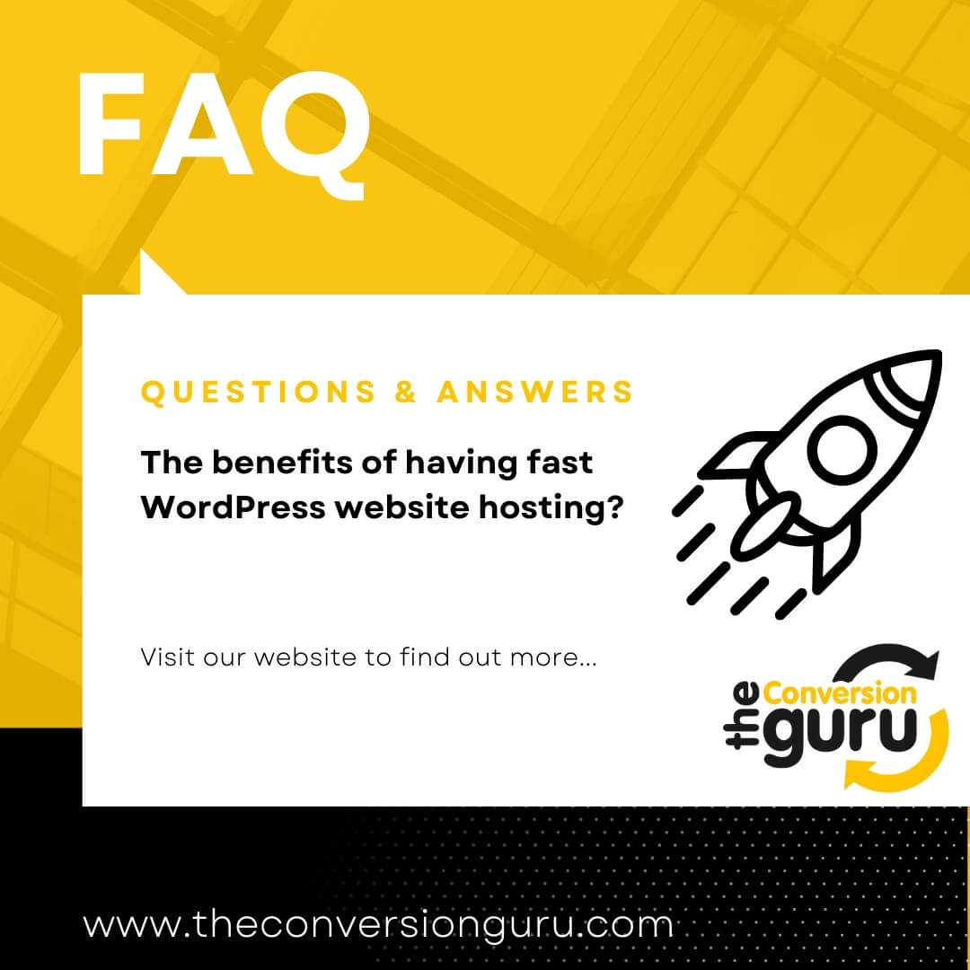 The benefits of having fast WordPress website hosting