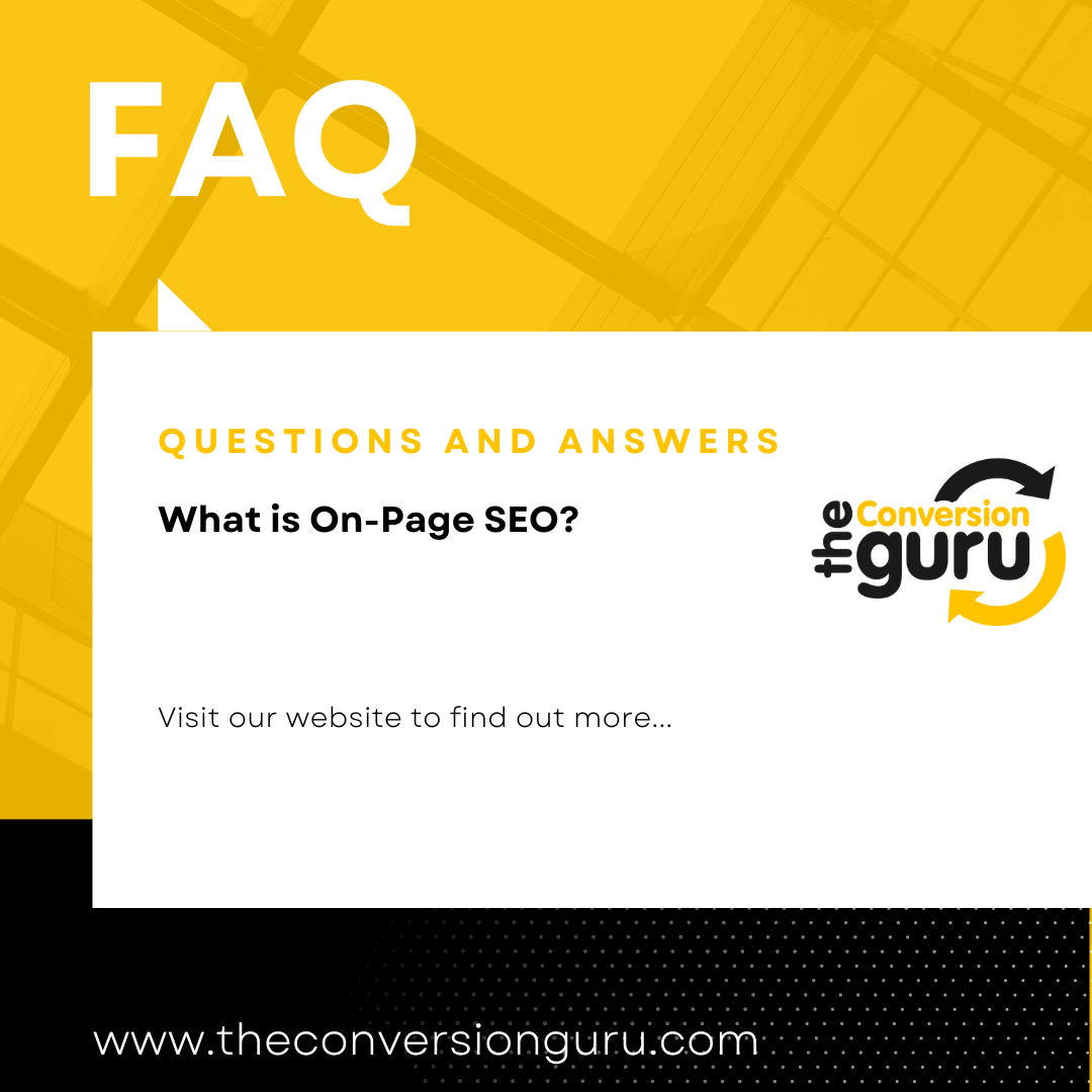 What is On-Page SEO