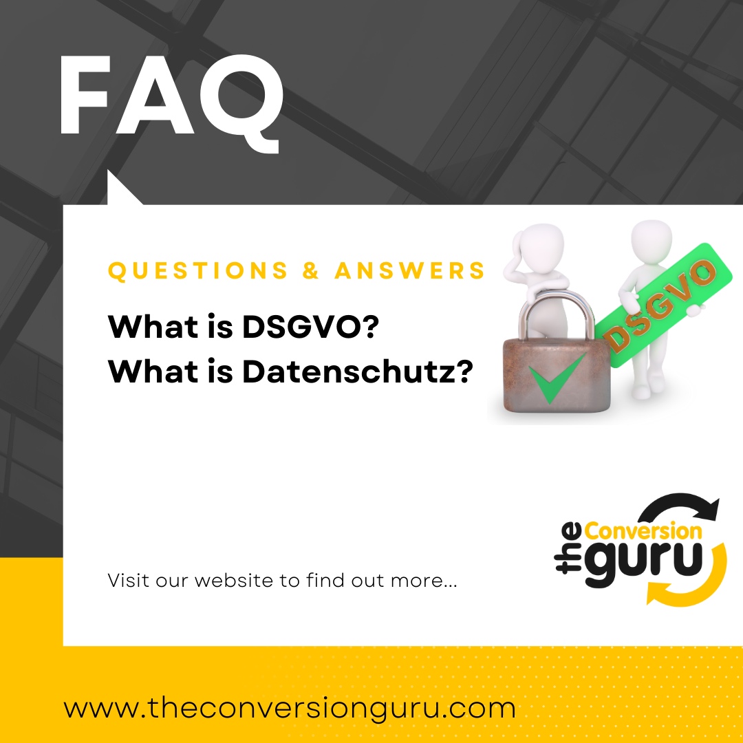 what is dsgvo - what is Datenschutz