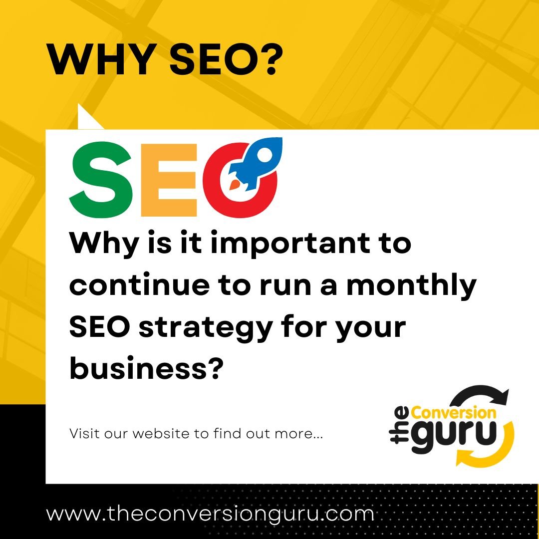 why monthly seo is important